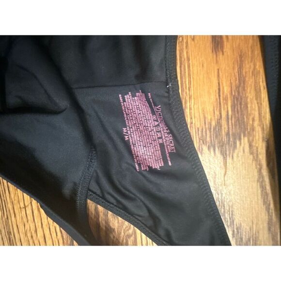 Black bikini Victoria secret bottoms & summer Mac top size Medium - Picture 3 of 4